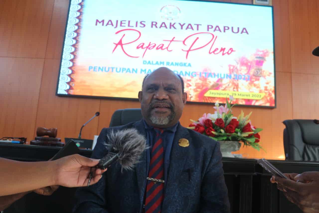 Ketua MRP Minta Elit Politik Jangan Bernafsu Minta Pemekaran Papua