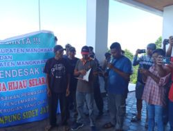 Adukan pencemaran limbah, Puluhan petani Sidei Jaya demonstrasi di Kantor DPRD Manokwari