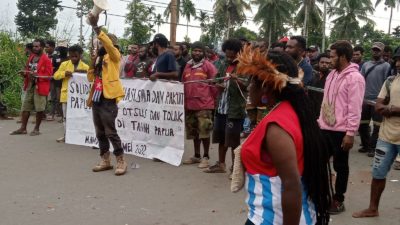 Demonstrasi Menolak Otsus Papua dan Pemekaran Papua