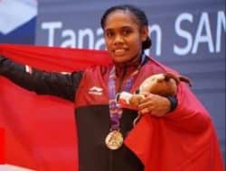 Lifter putri asli Papua, Natasya Beteyob raih medali perunggu di SEA Games Vietnam
