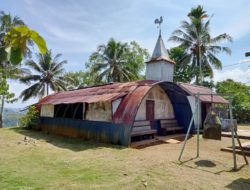 Bangunan gereja tua peninggalan Perang Dunia II di Bukit Skyland Kota Jayapura