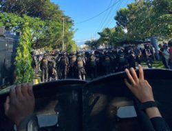 Polisi sudah berjaga di titik kumpul massa aksi PRP