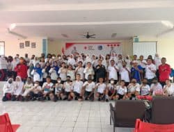 Siswa-siswi SMP Negeri 1 Jayapura ikut orientasi PMR