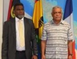 Menteri Keuangan Vanuatu Koanapo bertemu Presiden Kaledonia Baru