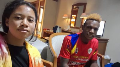 Kesya dan Felix atlet Papua Barat