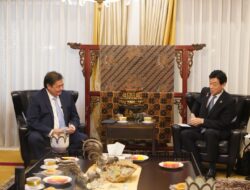 Menteri METI Jepang bertemu Menko Airlangga bahas berbagai hal