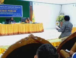 Bapemperda DPR Papua konsultasi publik raperdasus/raperdasi di Keerom