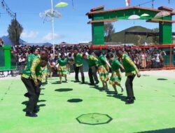 21 grup tarian Yospan ikut kompetisi HUT TNI ke 77 di Paniai 