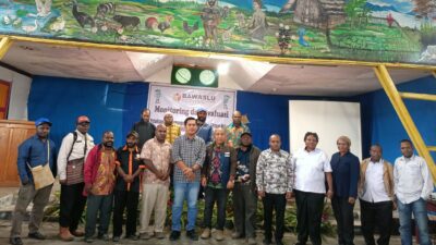 Bawaslu Papua evaluasi Pemilu Sistem Noken di Meepago dan Lapago