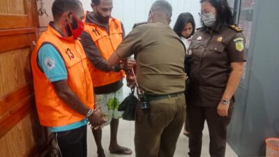 2 tersangka penyelundupan senjata di Yalimo dilimpahkan ke Kejari Jayawijaya