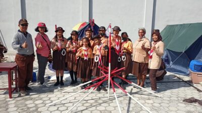 Pramuka penggalang Kwartir Ranting Jayapura Selatan ikuti Lomba Tingkat II