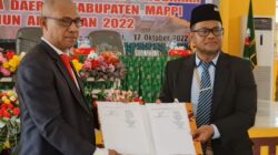 Rapat Paripurna Pengesahan Raperda APBD Perubahan Mappi 2022
