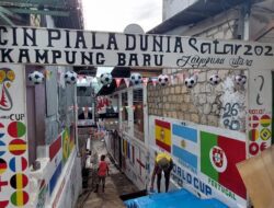 Menengok kreatifitas pemuda Kampung Baru Dok IX jelang Piala Dunia