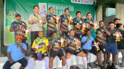Kontingen PWI Papua peringkat 4 Porwanas XIII 