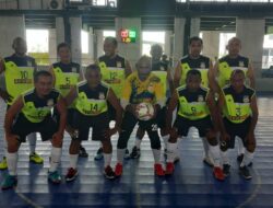 Hasil berbeda diraih dua tim futsal PWI Papua pada laga kedua Porwanas XIII
