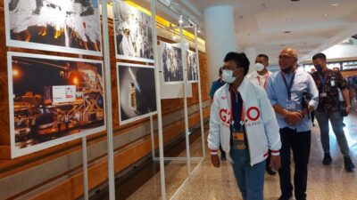 Menkominfo kunjungi pameran foto ANTARA di KTT G20