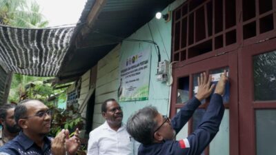 PLN melistriki 266 rumah tangga di Provinsi Papua Tengah