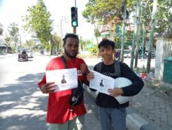 KNPB Gorontalo bagi selebaran tuntut pembebaskan Viktor Yeimo