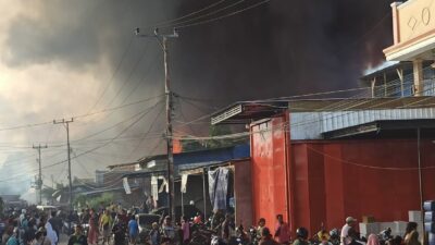 TPNPB klaim bakar Pasar Baru Sentani di Kabupaten Jayapura