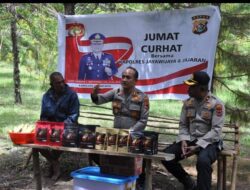Kapolres Jayawijaya melaksanakan “Jumat Curhat” di Kampung Jagara