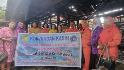 GOW Kota Jayapura bantu sembako untuk korban gempa