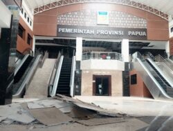 Pemprov Papua masih menaksir kerusakan bangunan kantor akibat gempa