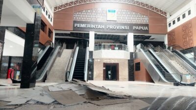 Pemprov Papua masih menaksir kerusakan bangunan kantor akibat gempa