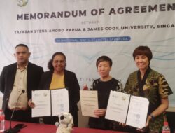SAPA Foundation-Universitas James Cook teken MoA pengembangan SDM Papua