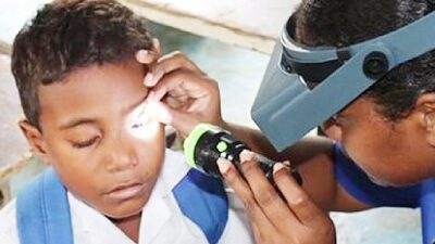 Kementerian Kesehatan Solomon, upaya melawan trachoma di Provinsi Tengah
