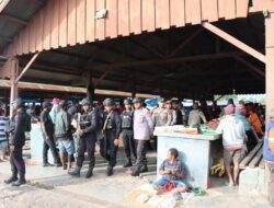 Polres Jayawijaya lalukan razia di Pasar Jibama dan Potikelek