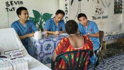 Begini catatan layanan  kesehatan Tiongkok  di Vanuatu