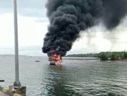 Speed Boat Seharga Rp4 Miliar Milik Pemda Wondama Terbakar, Telan Satu Korban