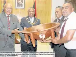 Sir Bob menyambut baik pembukaan kembali Kantor Komisi Tinggi Fiji