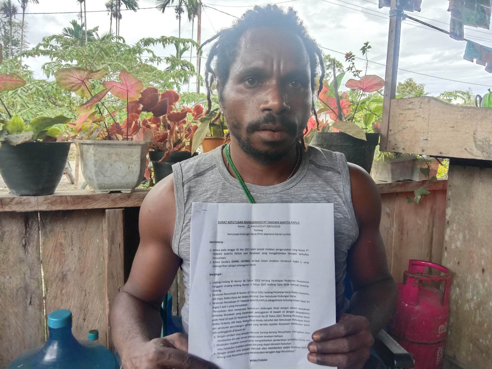 12 Buruh PT Tandan Sawita Papua Dipecat