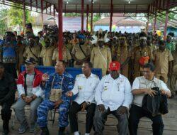 Pj Bupati Mappi dampingi Pj Gubernur Papua Selatan kunker ke Distrik Suator Kabupaten Asmat