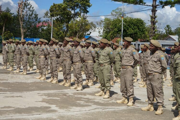 180 anggota Satpol PP Pemprov Papua Pegunungan dikukuhkan 6 Papua Pegunungan