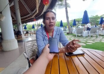 Pelaku UMKM Labuan Bajo, Yohana Marsela Molo. / Sudjarwo Husain