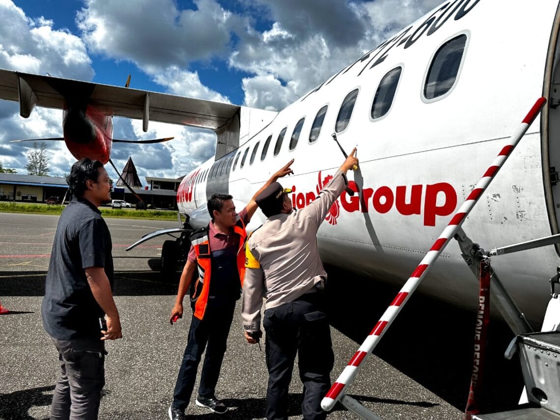 Pesawat Wings Air di Yahukimo ditembaki, seorang prajurit TNI terluka 1 Wings Air Ditembaki