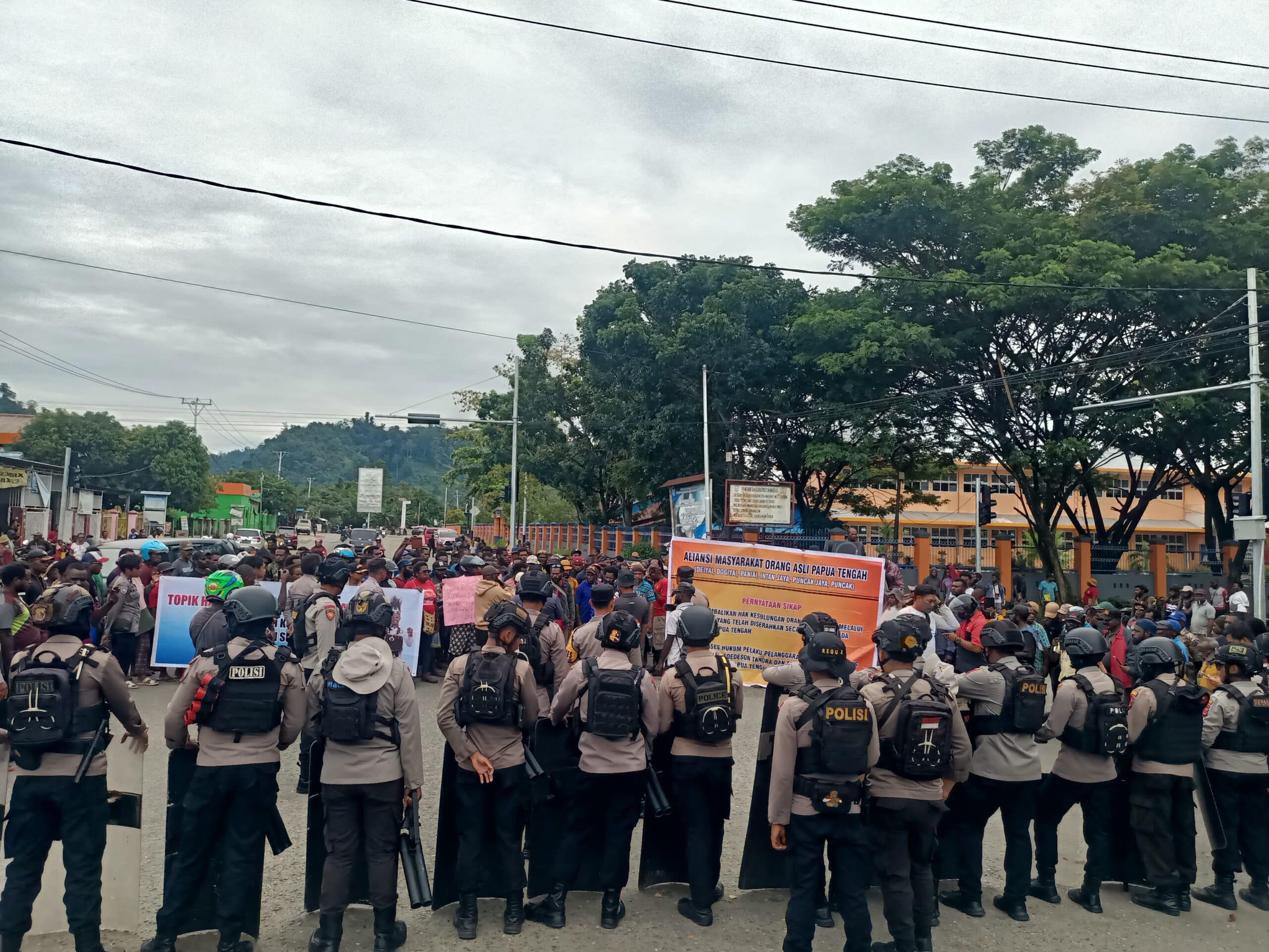 Demo OAP Papua Tengah