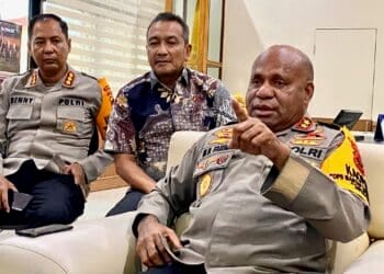 Kepala Kepolisian Daerah Papua, Irjen Mathius Fakhiri di Kota Jayapura.- Jubi/Alexander Loen