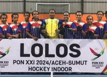 Atlet hoki lolos PON setelah mengikuti babak kualifikasi tahun 2023 lalu. - IST