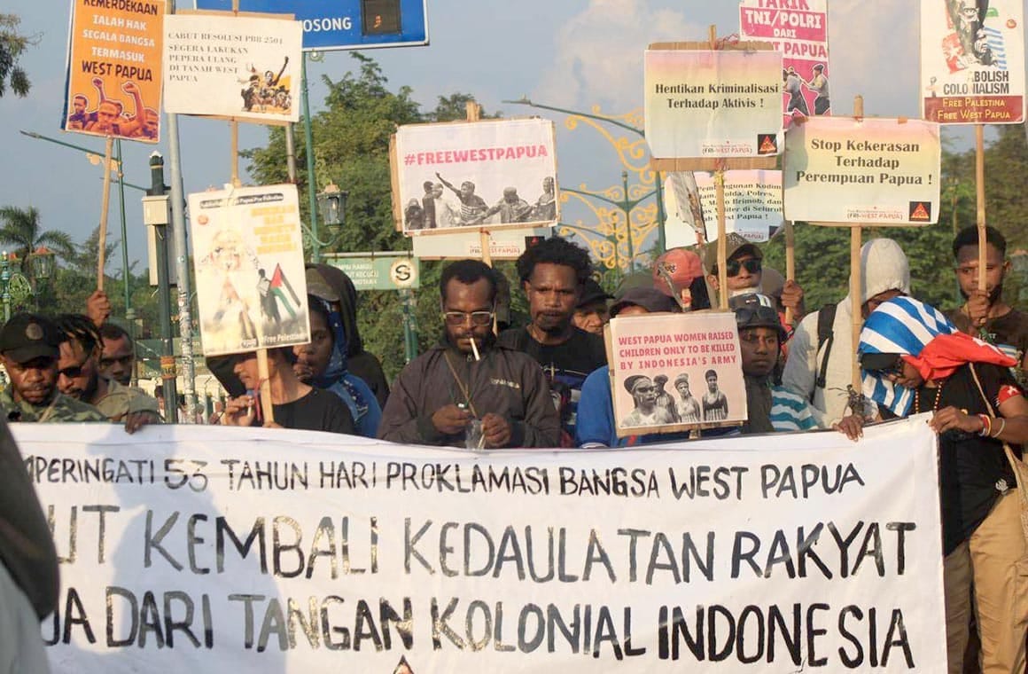 Peringatan 53 tahun Proklamasi Kemerdekaan Papua Barat digelar di Papua dan Yogya 5 Papua