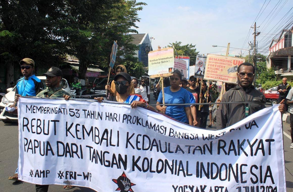Peringatan 53 tahun Proklamasi Kemerdekaan Papua Barat digelar di Papua dan Yogya 4 Papua