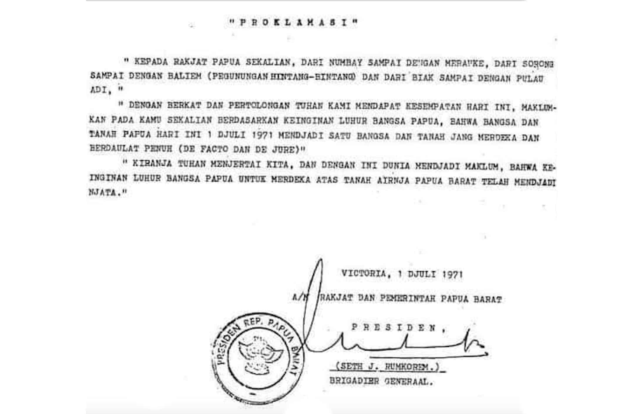 Peringatan 53 tahun Proklamasi Kemerdekaan Papua Barat digelar di Papua dan Yogya 6 Papua