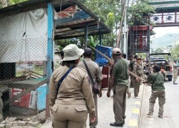 Penertiban PKL di Kota Jayapura