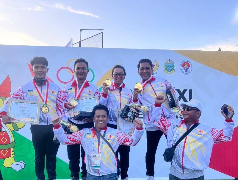 Para Debutan Peraih Medali PON XXI Aceh - Sumatera Utara
