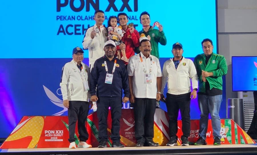 Kontingen PON Papua, Angkat Besi