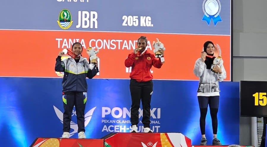 PON XXI Aceh - Sumatera Utara, Angkat Besi, Natasya Beteyob