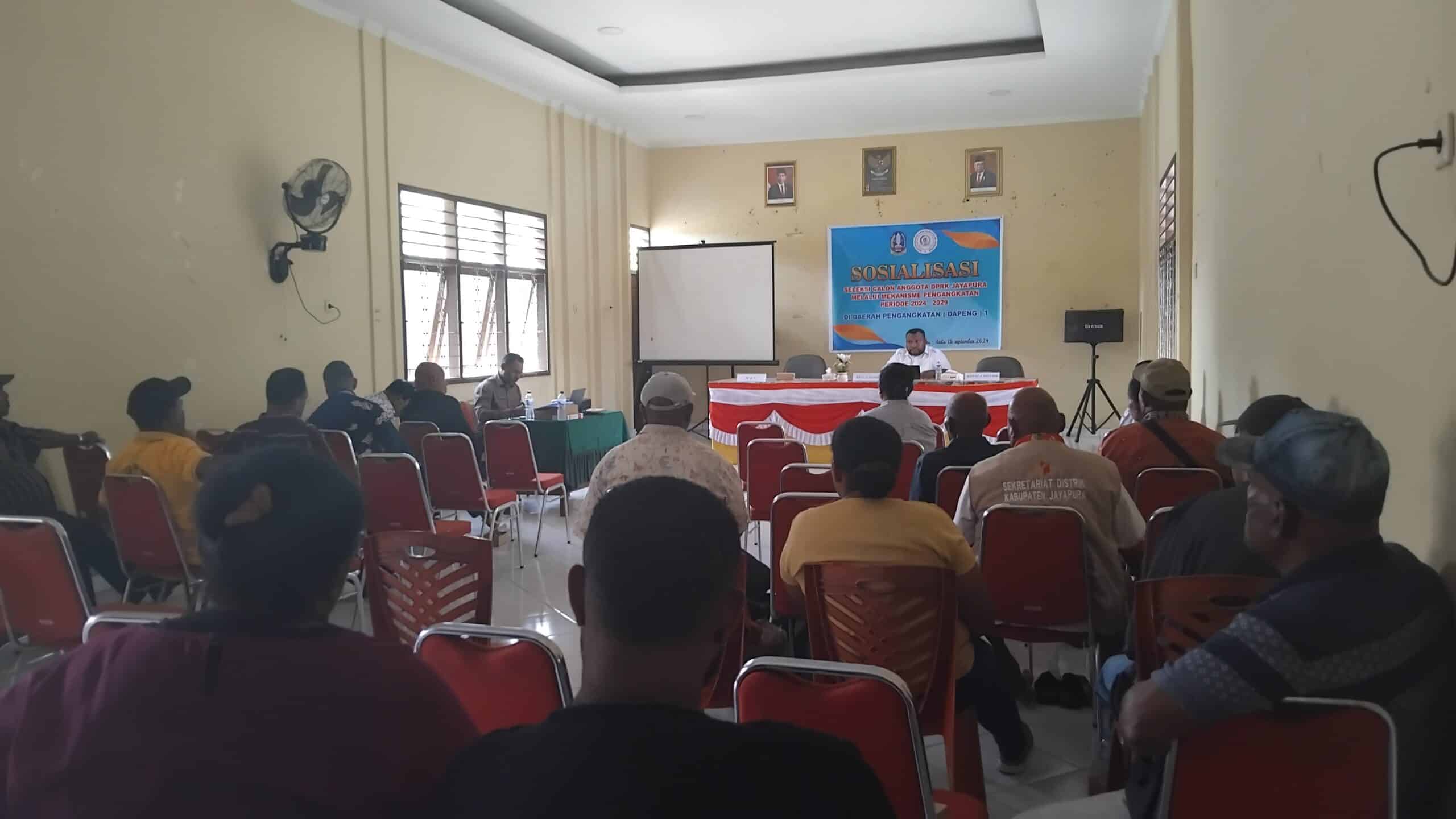 Pansel calon anggota DPRK Jayapura sosialisasi mekanisme pengangkatan jalur Otsus 1 DPRK