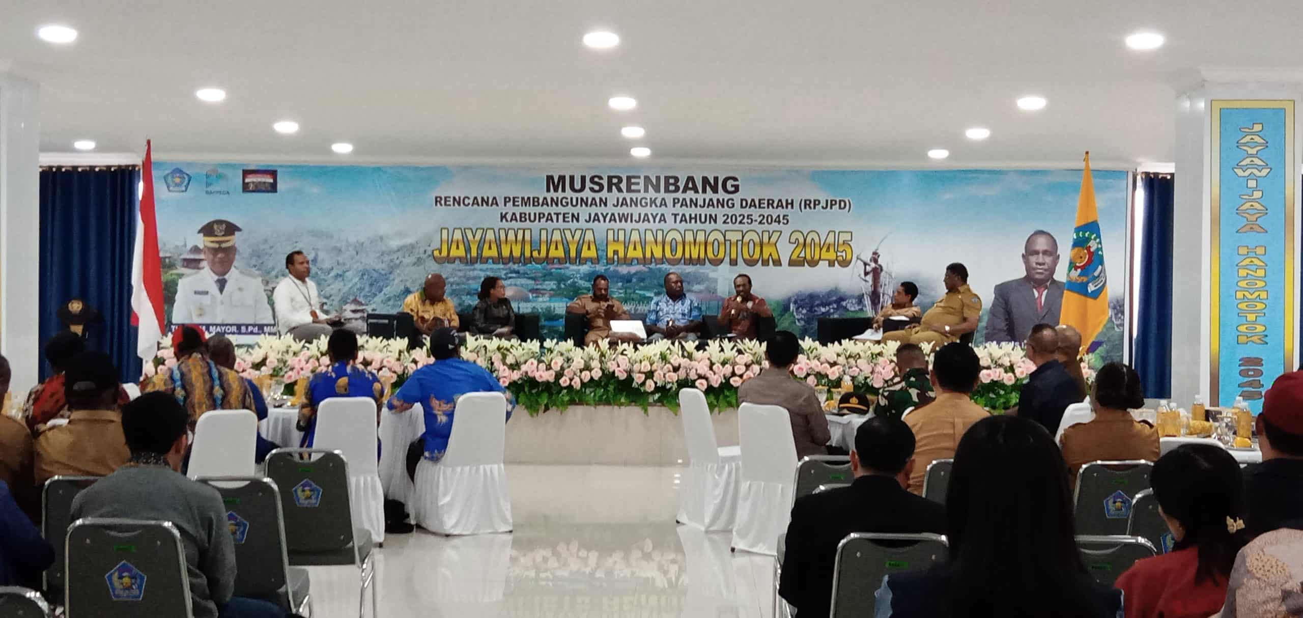 Musrenbang RPJPD Kabupaten Jayawijaya 2025-2045, menuju pembangunan berkelanjutan dan berbudaya 1 RPJPD